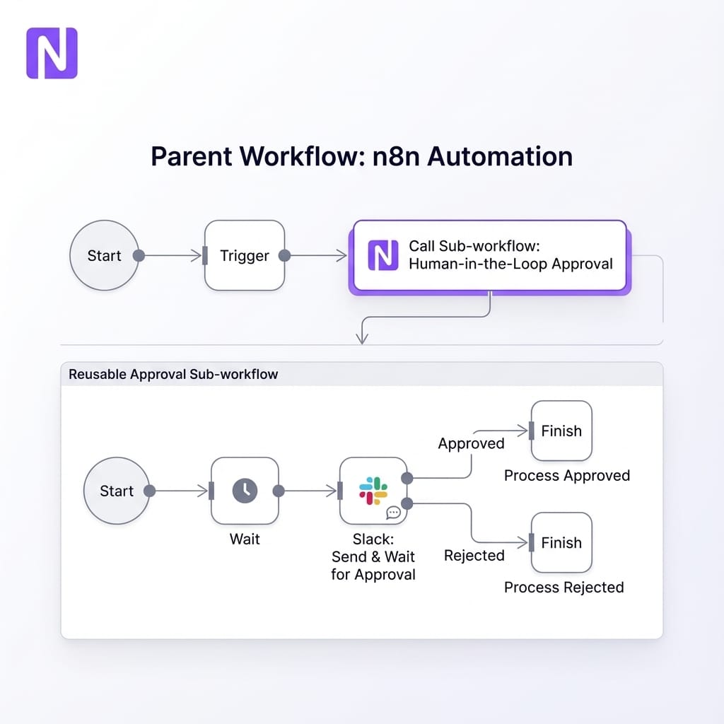 Human in the loop workflow diagram